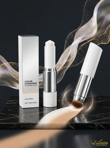 ستيك فاونديشن متغيّر اللون بفرشاة مدمجة - Color Changing Foundation Stick