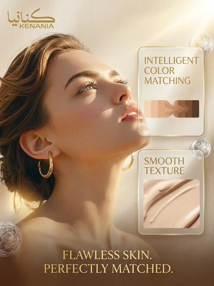 ستيك فاونديشن متغيّر اللون بفرشاة مدمجة - Color Changing Foundation Stick
