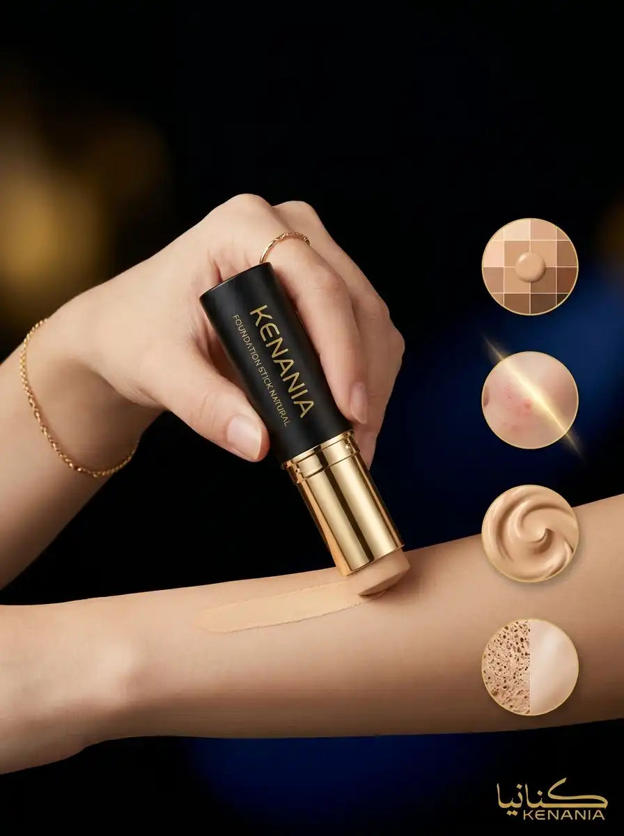 ستيك فاونديشن متغيّر اللون بفرشاة مدمجة - Color Changing Foundation Stick