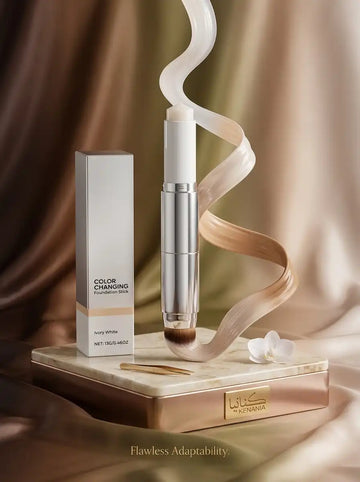 ستيك فاونديشن متغيّر اللون بفرشاة مدمجة - Color Changing Foundation Stick