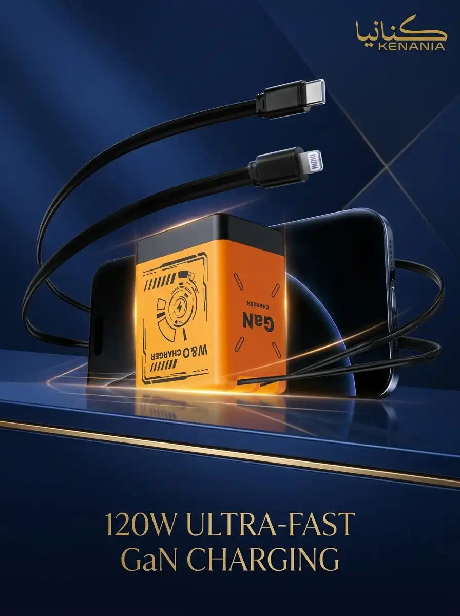 شاحن جداري سريع بتقنية GaN - GaN Flash Super Fast Wall Charger